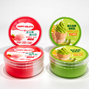 Slime Happy Gelato Fresa -Matcha Bubble